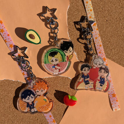 haikyuu fruit keychains vol.3