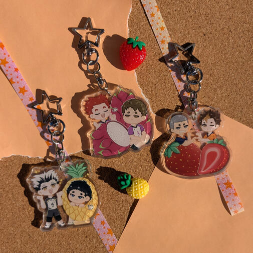 haikyuu fruit charms vol.3