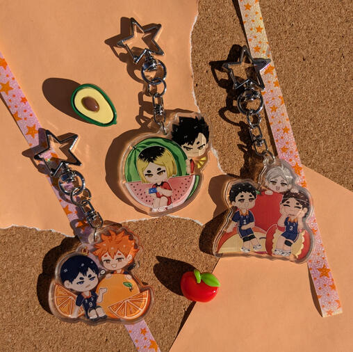 haikyuu fruit charms vol.1