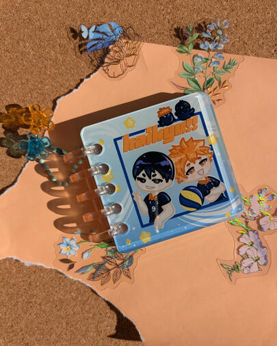 haikyuu notebook charm