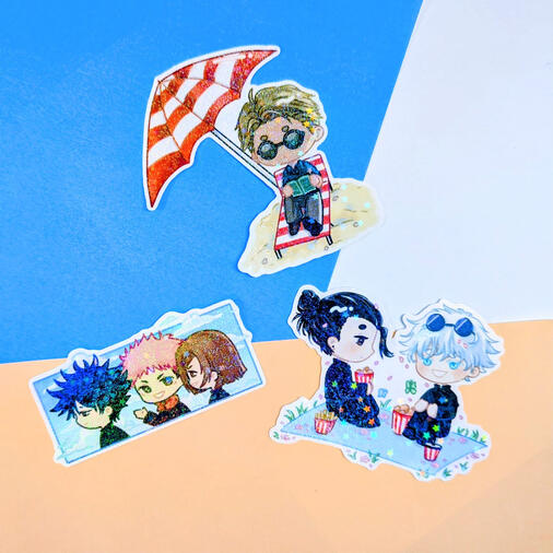jujutsu kaisen stickers